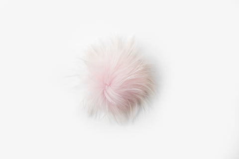 Blush Pink Raccoon Poof - Vice Versa Hats