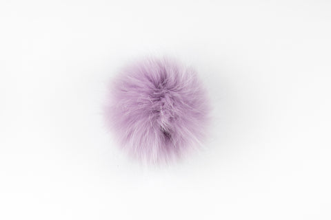 Lavender Raccoon Poof - Vice Versa Hats